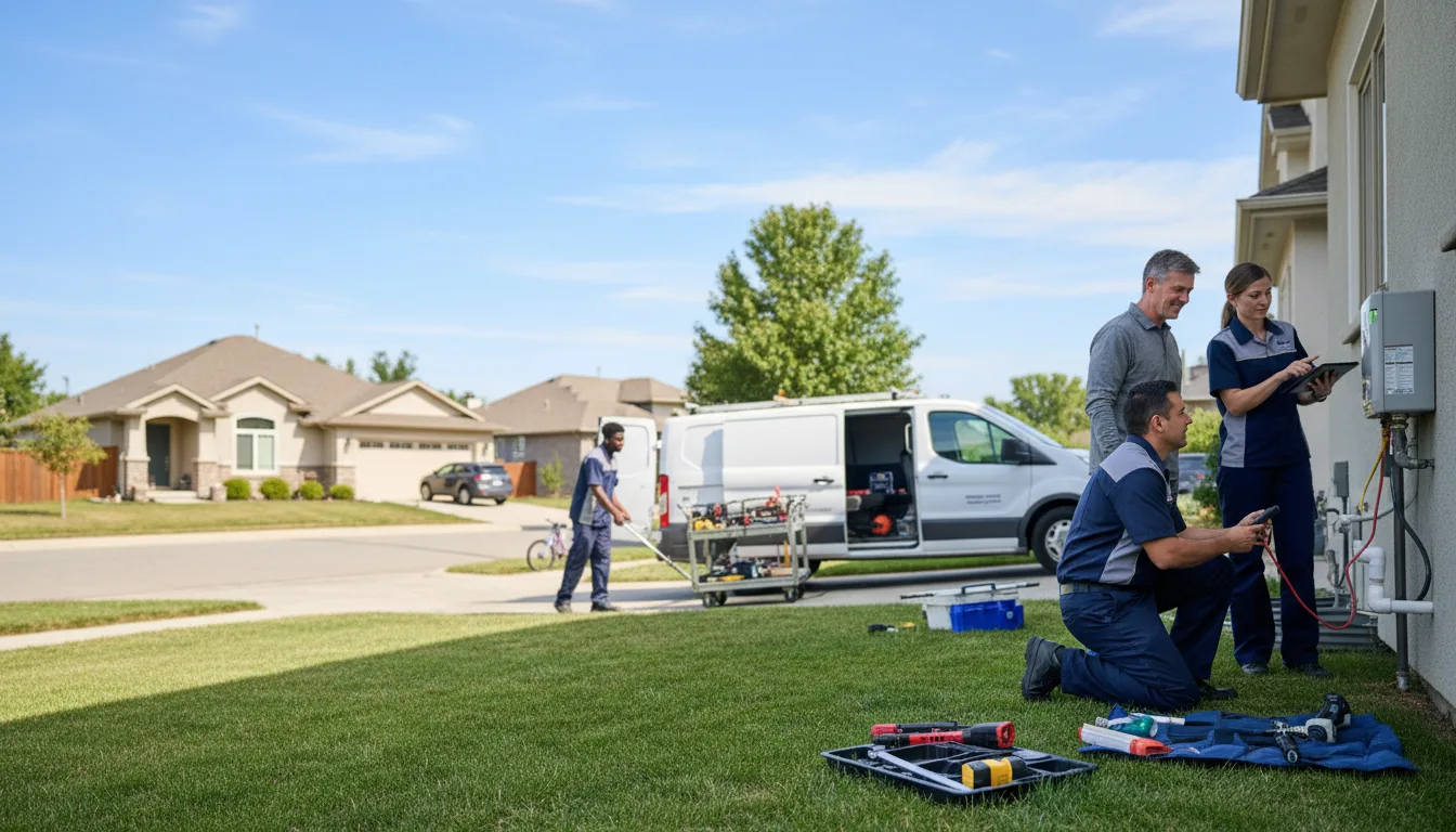Tankless water heater service in Calvin, ND